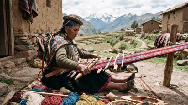 Où apprendre les techniques ancestrales de tissage chez les tribus locales au Pérou ?